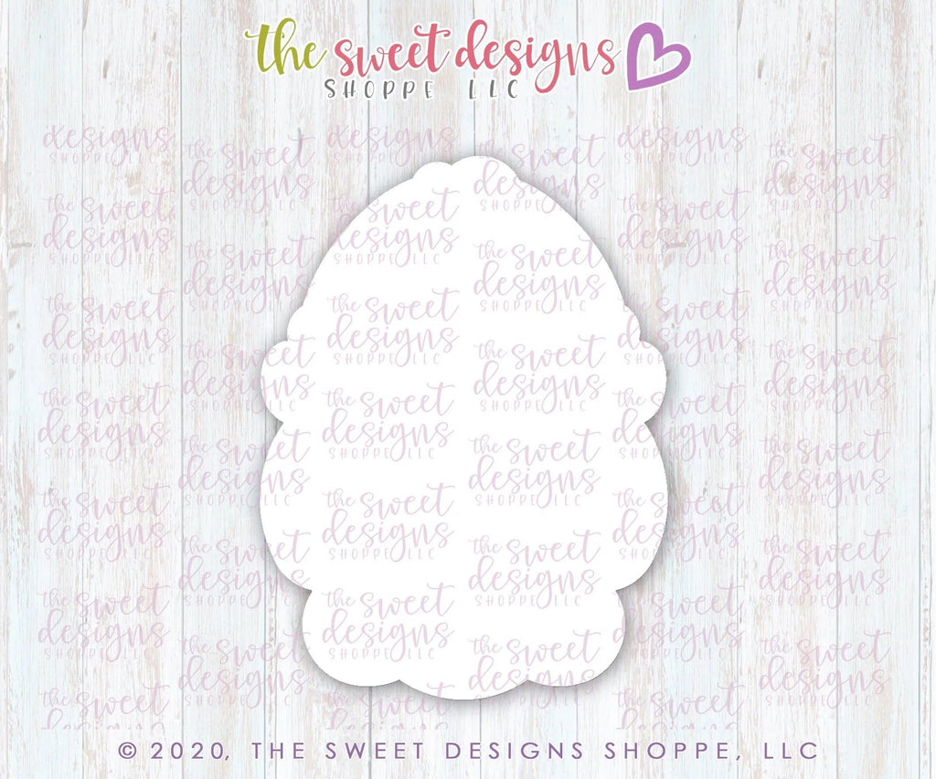 Cookie Cutters - Tallish Bald Santa Face - Cookie Cutter - The Sweet Designs Shoppe - TSDS - - ALL,Christmas,Christmas / Winter,Christmas Cookies,Cookie Cutter,Promocode,Santa,Santa Face