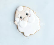 Cookie Cutters - Tallish Bald Santa Face - Cookie Cutter - The Sweet Designs Shoppe - TSDS - - ALL,Christmas,Christmas / Winter,Christmas Cookies,Cookie Cutter,Promocode,Santa,Santa Face,STL