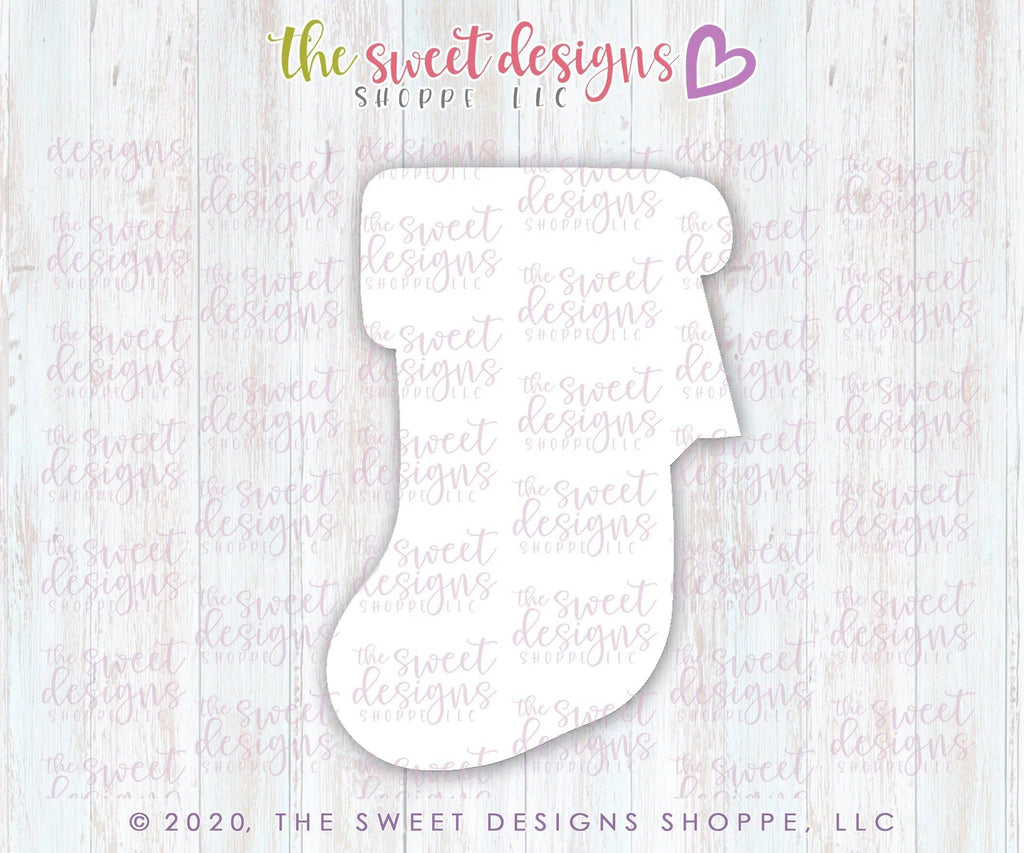 Cookie Cutters - Tallish Believe Stocking - Cookie Cutter - The Sweet Designs Shoppe - TSDS - - ALL,Christmas,Christmas / Winter,Christmas Cookies,Cookie Cutter,Promocode,Santa