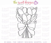 Cookie Cutters - Tallish Bouquet - Cookie Cutter - The Sweet Designs Shoppe - TSDS - - ALL,Birthday,Cookie Cutter,Misc,Miscelaneous,Miscellaneous,Promocode,STL,valentines,Wedding,Wedding Favors
