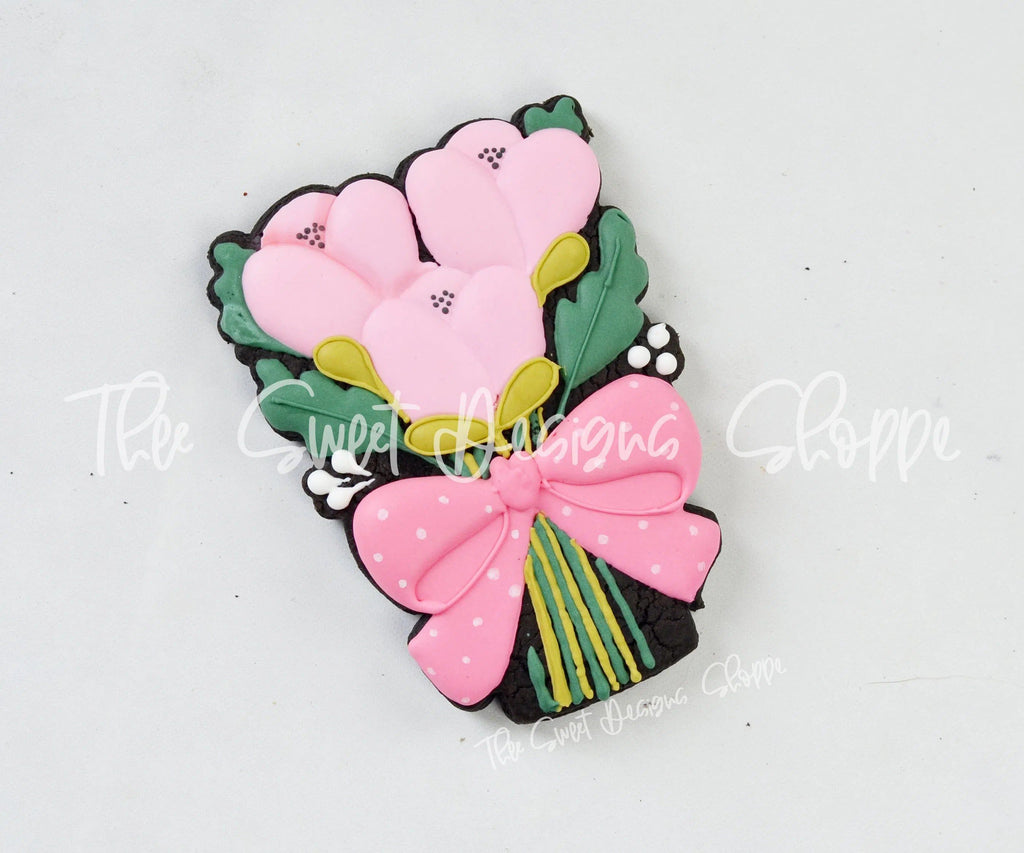 Cookie Cutters - Tallish Bouquet - Cookie Cutter - The Sweet Designs Shoppe - TSDS - - ALL,Birthday,Cookie Cutter,Misc,Miscelaneous,Miscellaneous,Promocode,valentines,Wedding
