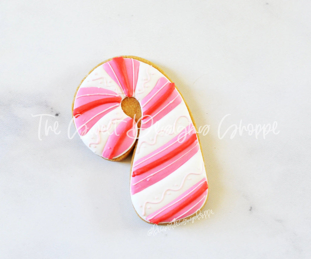 Cookie Cutters - Tallish Candy Cane - Cookie Cutter - The Sweet Designs Shoppe - TSDS - - Advent Calendar,ALL,Candy,CandyCane,Christmas,Christmas / Winter,Christmas Cookies,Cookie Cutter,Food,Food and Beverage,Food beverages,Promocode,Sweet,Sweets