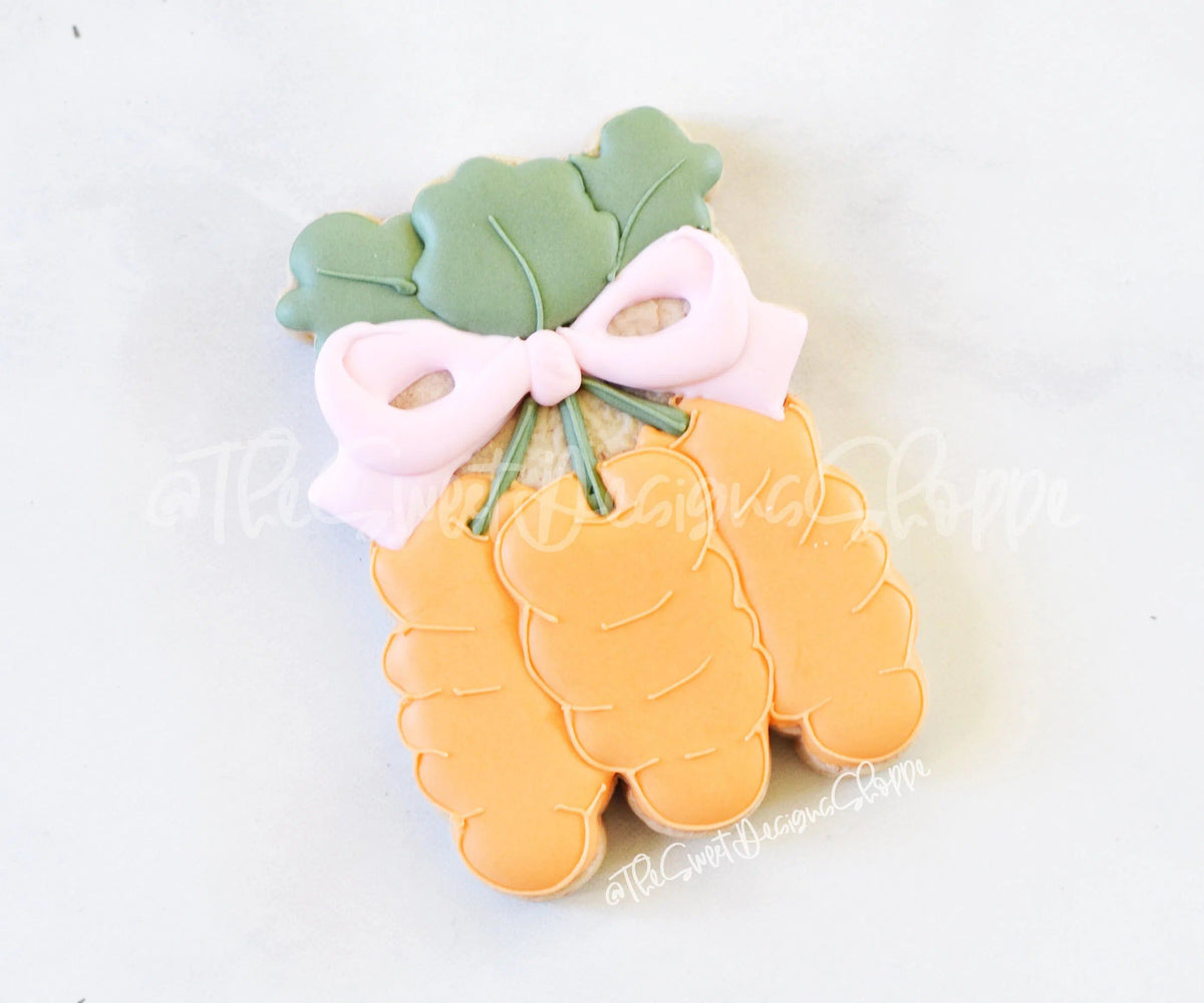 Cookie Cutters - Tallish Carrots - Cookie Cutter - The Sweet Designs Shoppe - TSDS - - ALL,Animal,Animals,Animals and Insects,Cookie Cutter,easter,Easter / Spring,Food,Food and Beverage,Food beverages,Fruits and Vegetables,Promocode,STL,Vegetable
