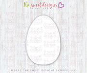 Cookie Cutters - Tallish Egg - Cookie Cutter - The Sweet Designs Shoppe - TSDS - - ALL,Animal,Animals,Animals and Insects,Cookie Cutter,easter,Easter / Spring,Promocode,STL