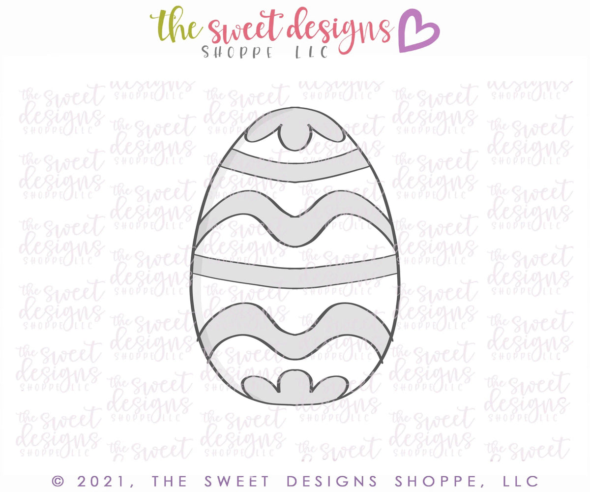 Cookie Cutters - Tallish Egg - Cookie Cutter - The Sweet Designs Shoppe - TSDS - - ALL,Animal,Animals,Animals and Insects,Cookie Cutter,easter,Easter / Spring,Promocode,STL