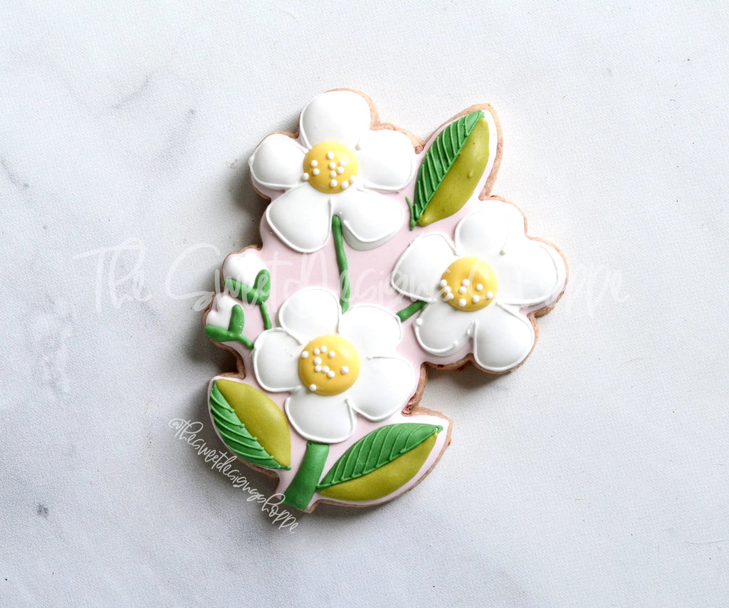 Cookie Cutters - Tallish Flower Bouquet- Cookie Cutter - Sweet Designs Shoppe - - ALL, Cookie Cutter, Daisy, easter, Easter / Spring, Flower, Flowers, Leaves and Flowers, Mothers Day, nature, Promocode, Trees Leaves and Flowers, Woodlands Leaves and Flowers