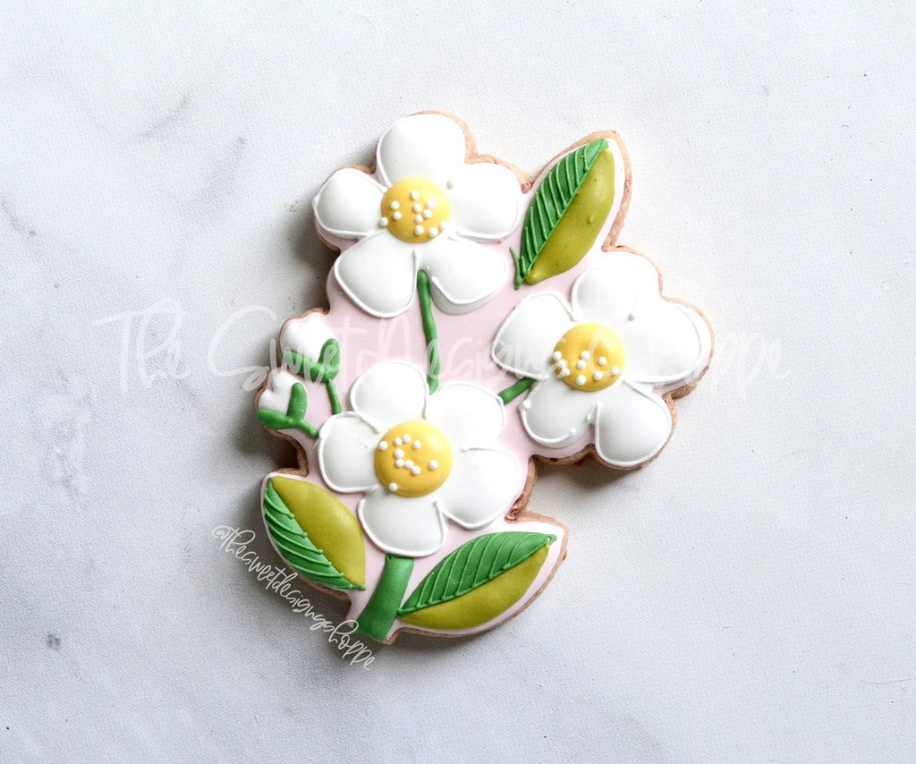 Cookie Cutters - Tallish Flower Bouquet- Cookie Cutter - The Sweet Designs Shoppe - - ALL, Cookie Cutter, Daisy, easter, Easter / Spring, Flower, Flowers, Leaves and Flowers, Mothers Day, nature, Promocode, Trees Leaves and Flowers, Woodlands Leaves and Flowers