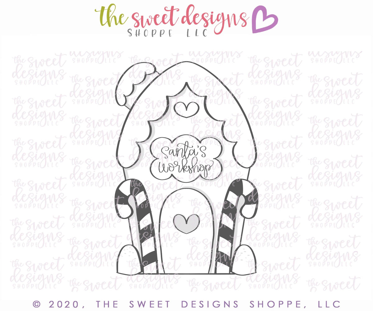Cookie Cutters - Tallish Ginger House - Cookie Cutter - The Sweet Designs Shoppe - TSDS - - ALL,Christmas,Christmas / Winter,Christmas Cookies,Cookie Cutter,Ginger boy,Ginger girl,Promocode,STL