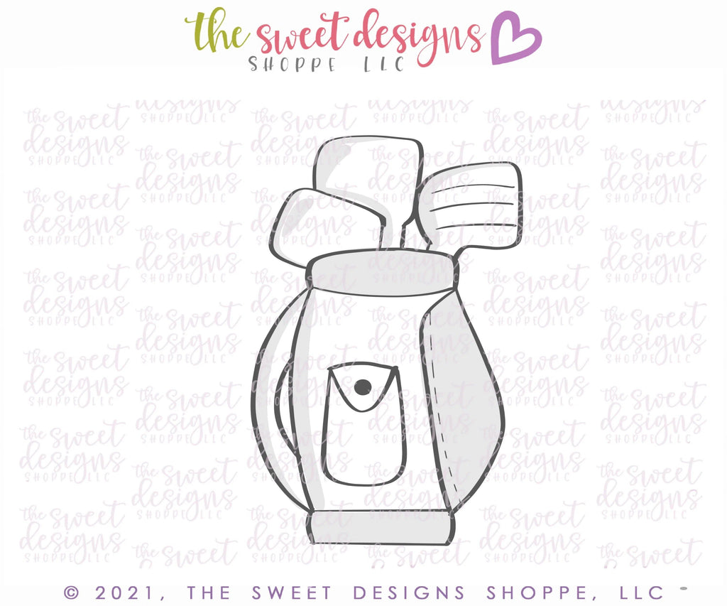Cookie Cutters - Tallish Golf Bag - Cookie Cutter - The Sweet Designs Shoppe - TSDS - - ALL,Cookie Cutter,dad,Father,Fathers Day,grandfather,hobbies,Promocode,Sport,sports