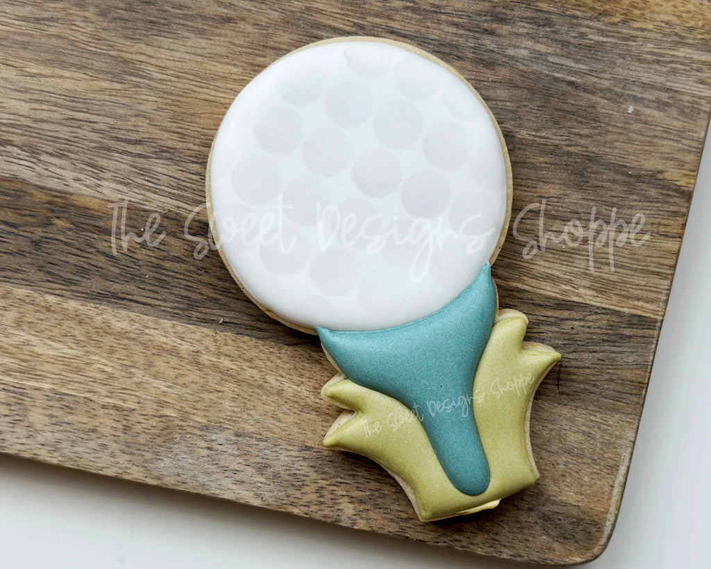 Cookie Cutters - Tallish Golf Ball - Cookie Cutter - Sweet Designs Shoppe - - ALL, Cookie Cutter, dad, Father, Fathers Day, grandfather, hobbies, Promocode, Sport, sports