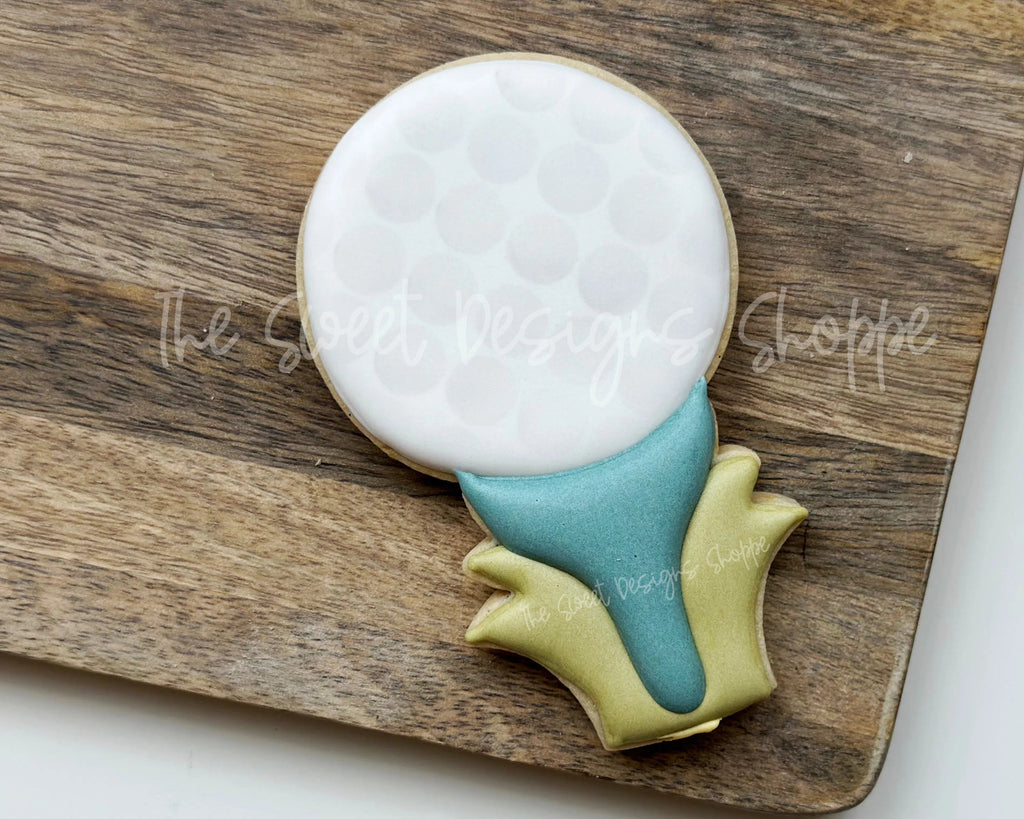 Cookie Cutters - Tallish Golf Ball - Cookie Cutter - The Sweet Designs Shoppe - - ALL, Cookie Cutter, dad, Father, Fathers Day, grandfather, hobbies, Promocode, Sport, sports