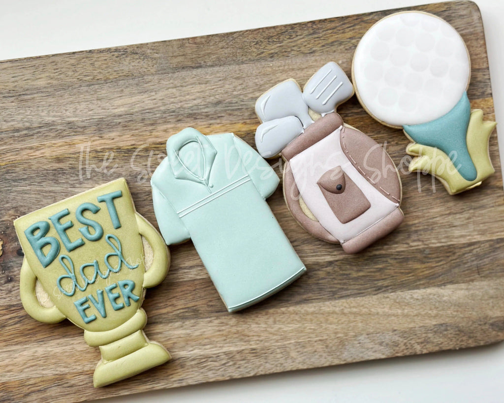 Cookie Cutters - Tallish Golf Set - Cookie Cutters - The Sweet Designs Shoppe - - ALL, Cookie Cutter, dad, Father, father's day, fish, grandfather, Mini Sets, Promocode, regular sets, set, sport, sports