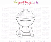 Cookie Cutters - Tallish Grill - Plaque - Cookie Cutter - The Sweet Designs Shoppe - TSDS - - ALL,Cookie Cutter,dad,Father,father's day,grandfather,hobbie,Hobbies,Hobbies and Camping,Promocode,STL