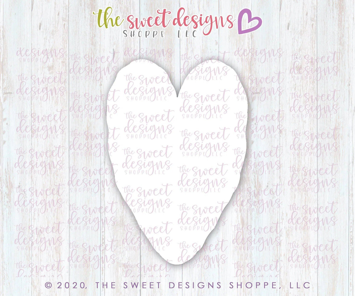 Cookie Cutters - Tallish Heart Cookie - Cookie Cutter - The Sweet Designs Shoppe - TSDS - - ALL,basic,Basic Shapes,Basic Shapes Love Valentines,BasicShapes,Christmas,Christmas / Winter,Christmas Cookies,Cookie Cutter,Promocode,Santa,STL,Valentine,Valentines