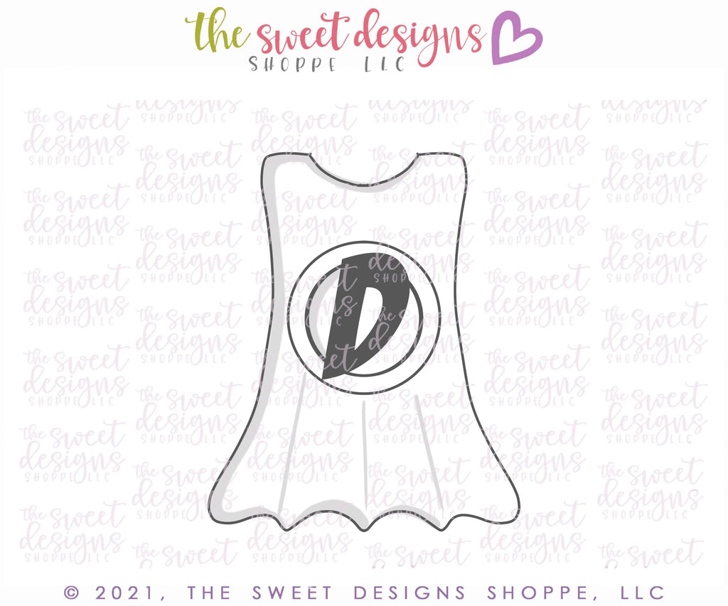Cookie Cutters - Tallish Hero Cape - Cookie Cutter - The Sweet Designs Shoppe - TSDS - - ALL,Cookie Cutter,dad,Father,father's day,grandfather,Kids / Fantasy,Promocode