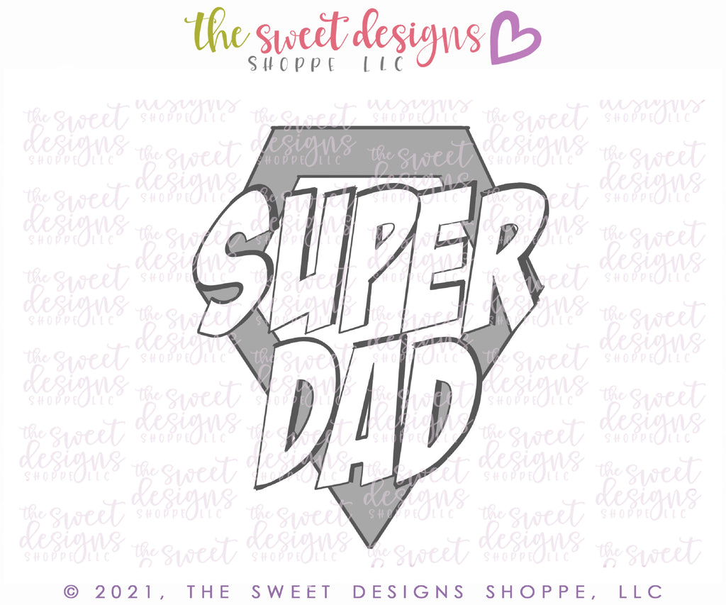 Cookie Cutters - Tallish Hero - Set - Cookie Cutters - The Sweet Designs Shoppe - TSDS - - ALL,Cookie Cutter,dad,Father,father's day,grandfather,kids,Kids / Fantasy,Mini Sets,Promocode,regular sets,set,STL,Superhero,Superheroes