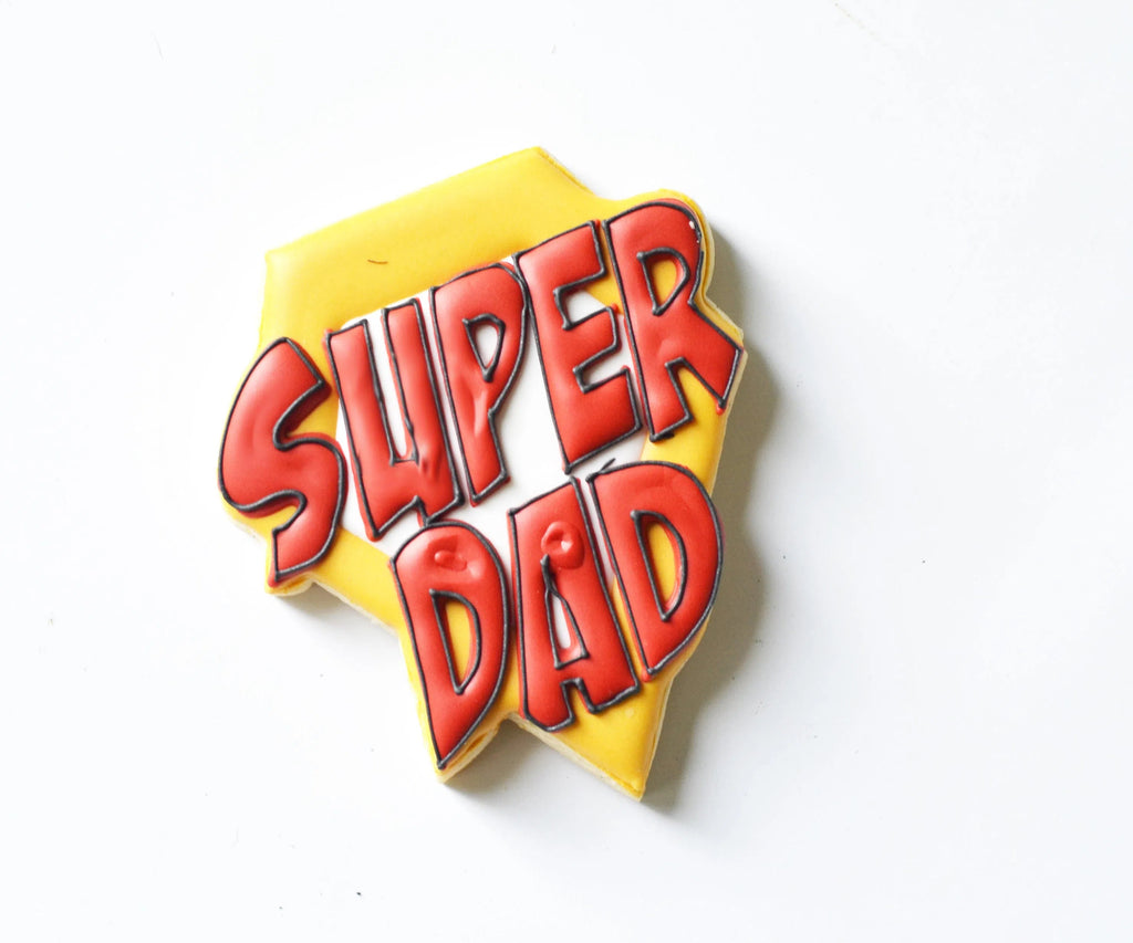 Cookie Cutters - Tallish Hero Symbol - Plaque - Cookie Cutter - Sweet Designs Shoppe - - ALL, Cookie Cutter, dad, Father, father's day, grandfather, hobbies, kids, Kids / Fantasy, Promocode