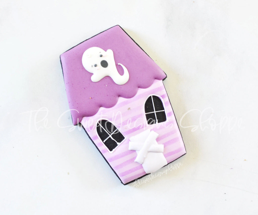 Cookie Cutters - Tallish House - Cookie Cutter - The Sweet Designs Shoppe - - ALL, Cookie Cutter, halloween, Haunted, haunted house, home, Promocode