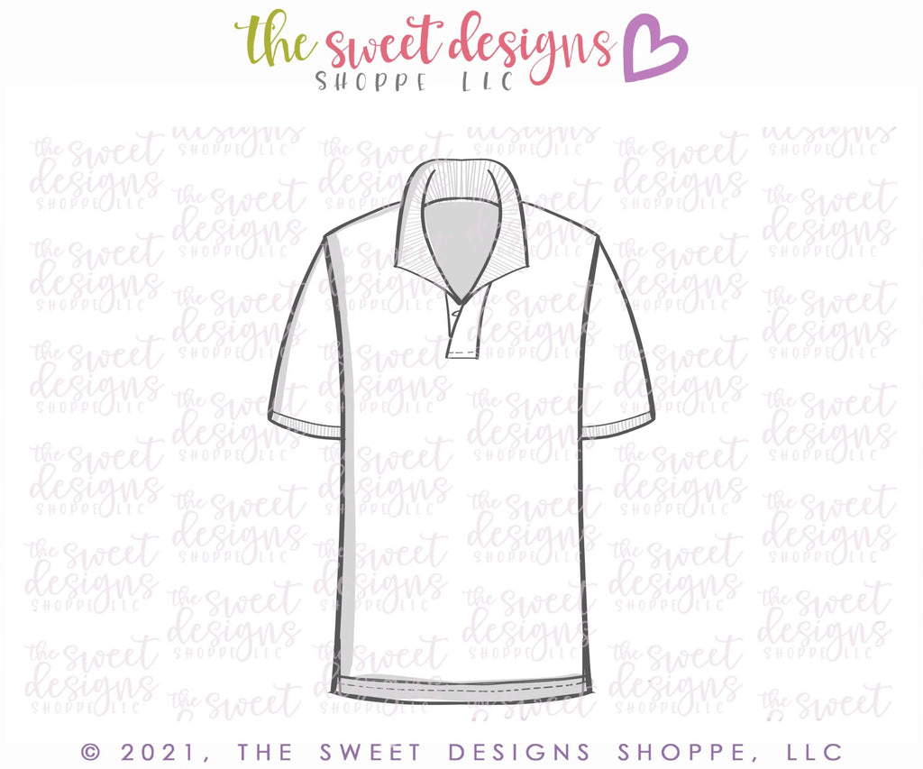 Cookie Cutters - Tallish Polo Shirt - Cookie Cutter - The Sweet Designs Shoppe - TSDS - - ALL,Clothes,clothing,Clothing / Accessories,Cookie Cutter,dad,Father,Fathers Day,grandfather,Promocode,Sport,sports