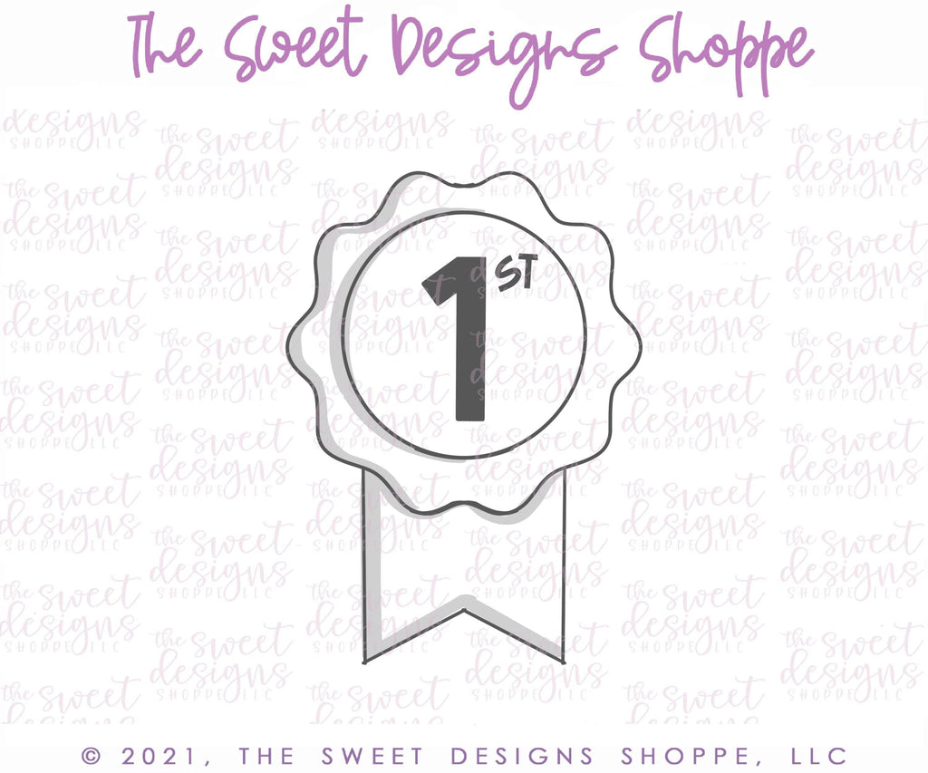 Cookie Cutters - Tallish Ribbon - Cookie Cutter - The Sweet Designs Shoppe - - #1, ALL, award, Cookie Cutter, diploma, Grad, Graduation, graduations, Number one, Promocode, School, School / Graduation