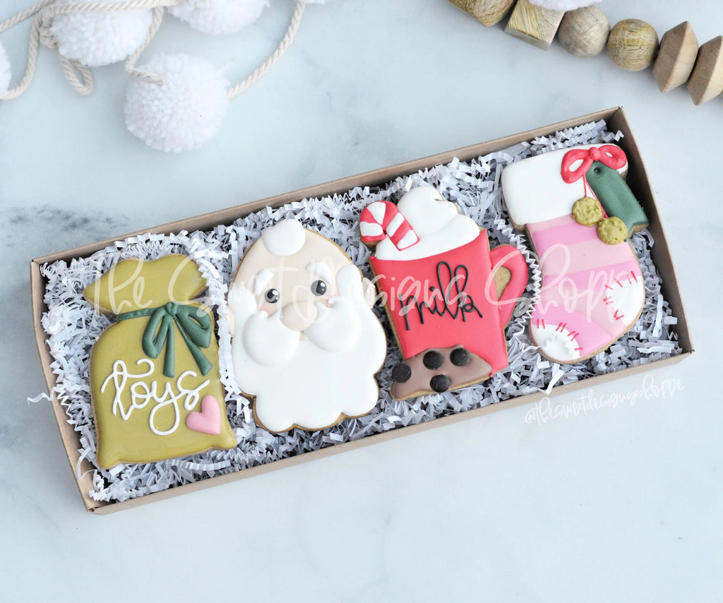 Cookie Cutters - Tallish Santa Set - Cookie Cutters - Sweet Designs Shoppe - - ALL, Christmas, Christmas / Winter, Cookie Cutter, Mini Sets, mug, mugs, Promocode, regular sets, Santa Face, set