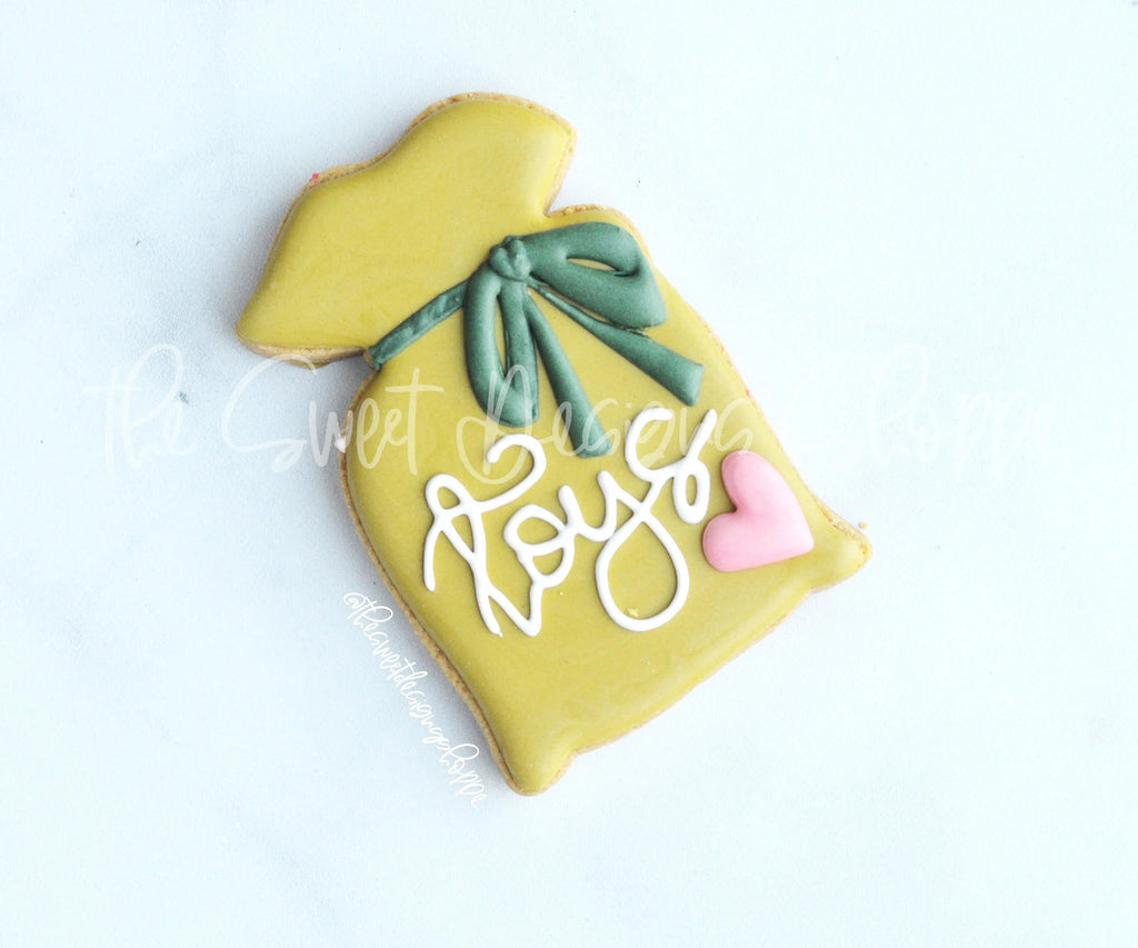 Cookie Cutters - Tallish Santa's Sack - Cookie Cutter - The Sweet Designs Shoppe - TSDS - - ALL,Christmas,Christmas / Winter,Christmas Cookies,Cookie Cutter,Promocode,Santa,STL