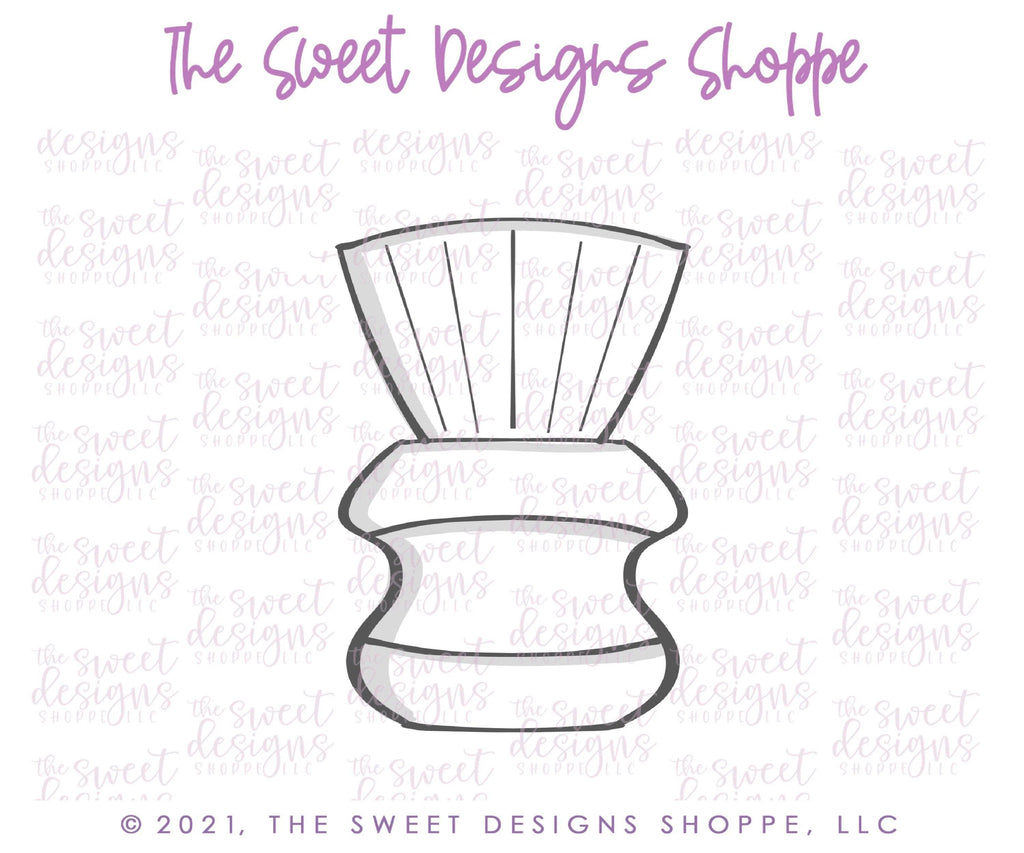 Cookie Cutters - Tallish Shaving Brush - Cookie Cutter - The Sweet Designs Shoppe - TSDS - - ALL,beauty,Cookie Cutter,dad,Father,Fathers Day,grandfather,Misc,Miscelaneous,Miscellaneous,Promocode,shave