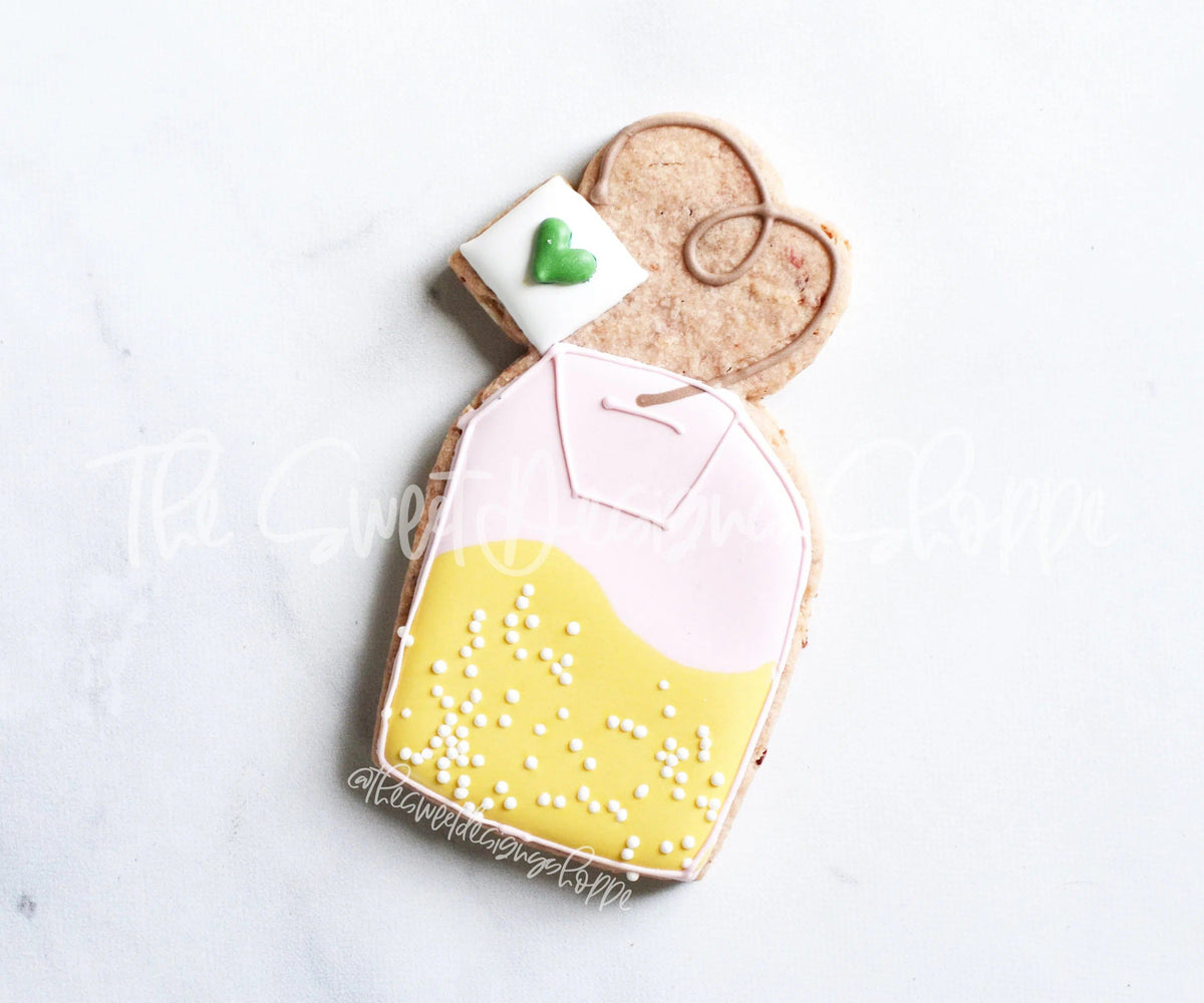 Cookie Cutters - Tallish Tea Bag - Cookie Cutter - The Sweet Designs Shoppe - TSDS - - ALL,beverage,Cookie Cutter,drink,Love,MOM,mother,Mothers Day,Promocode,tea