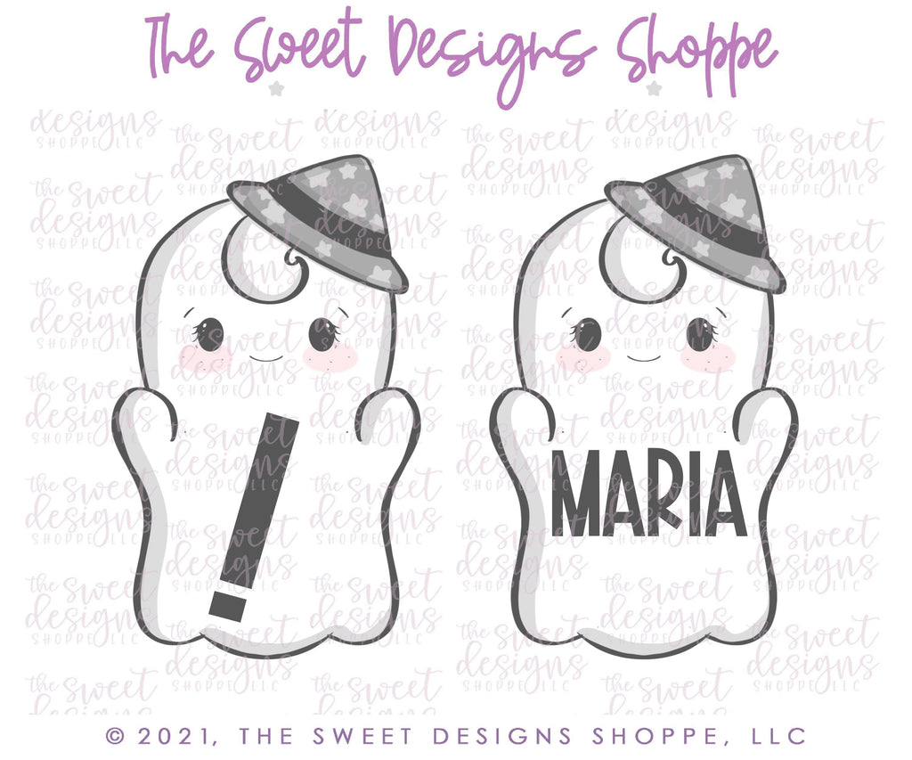 Cookie Cutters - Tallish Witch Ghost - Cookie Cutter - The Sweet Designs Shoppe - TSDS - - ALL,Boo,Cookie Cutter,Fall / Halloween,Ghost,halloween,Promocode