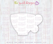 Cookie Cutters - Tea Cup 2019 - Cookie Cutter - The Sweet Designs Shoppe - TSDS - - Alice,ALL,beverage,Cookie Cutter,Food,Food & Beverages,Food and Beverage,kids,Kids / Fantasy,MOM,mother,Mothers Day,Promocode,STL,tea,Wonderland