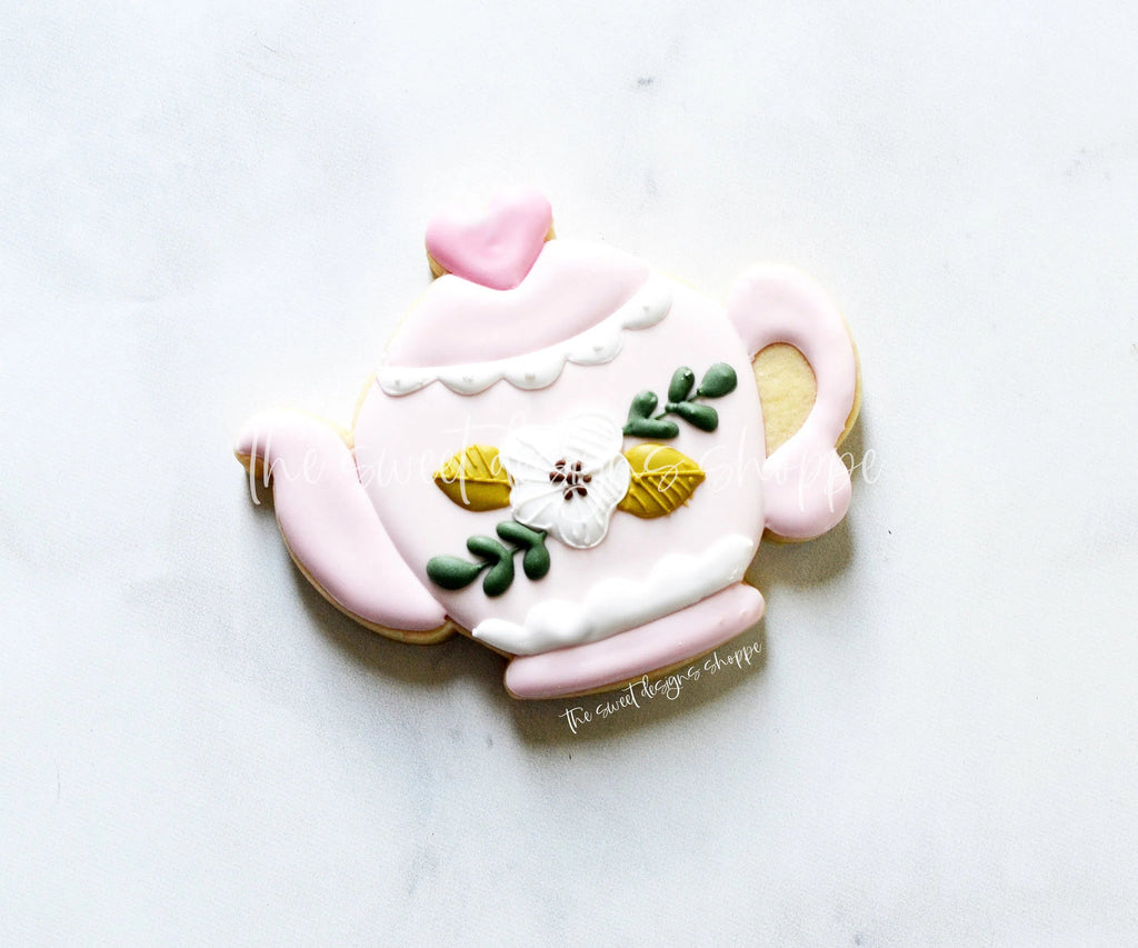 Cookie Cutters - Tea Pot - Cookie Cutter - Sweet Designs Shoppe - - 2019, ALL, beverage, Cookie Cutter, Miscellaneous, MOM, mother, mothers DAY, Promocode, tea