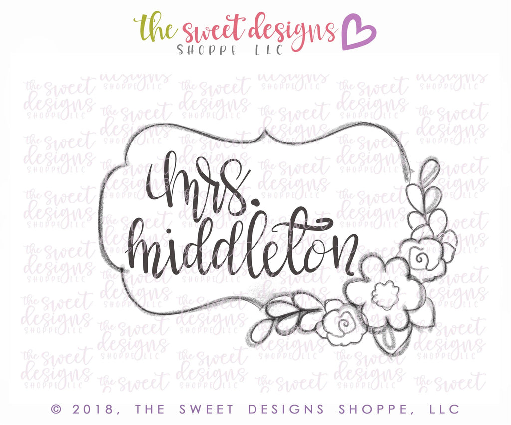 Cookie Cutters - Teachers Name Plaque - Cookie Cutter - The Sweet Designs Shoppe - TSDS - - ALL,Cookie Cutter,Grad,graduations,Plaque,Promocode,School,School / Graduation,STL