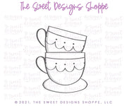 Cookie Cutters - TEArrific Mom Set- Cookie Cutters - The Sweet Designs Shoppe - TSDS - - Accesories,Accessories,accessory,ALL,Clothing / Accessories,Cookie Cutter,Fashion,Mini Sets,MOM,mother,mothers DAY,NURSE APPRECIATION,Promocode,regular sets,set,TEACHER APPRECIATION