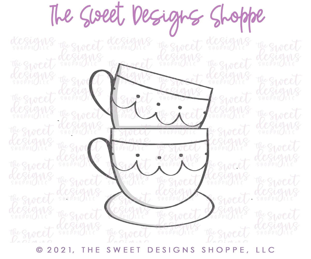 Cookie Cutters - TEArrific Mom Set- Cookie Cutters - The Sweet Designs Shoppe - TSDS - - Accesories,Accessories,accessory,ALL,Clothing / Accessories,Cookie Cutter,Fashion,Mini Sets,MOM,mother,mothers DAY,NURSE APPRECIATION,Promocode,regular sets,set,TEACHER APPRECIATION