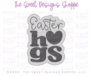 Cookie Cutters - Teddy Bear with Bunny Ears & Easter hugs Plaque Set - Set of 2 - Cookie Cutters - The Sweet Designs Shoppe - TSDS - - ALL,Animal,Animals,Cookie Cutter,Easter,Easter / Spring,Promocode,regular sets,set,sets,STL