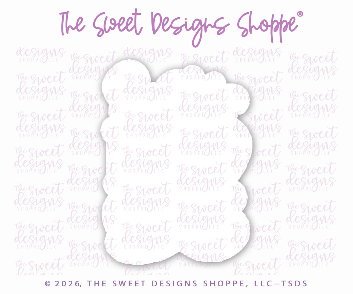 Cookie Cutters - Teddy Bear with Bunny Ears & Easter hugs Plaque Set - Set of 2 - Cookie Cutters - The Sweet Designs Shoppe - TSDS - - ALL,Animal,Animals,Cookie Cutter,Easter,Easter / Spring,Promocode,regular sets,set,sets,STL