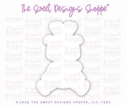 Cookie Cutters - Teddy Bear with Bunny Ears & Easter hugs Plaque Set - Set of 2 - Cookie Cutters - The Sweet Designs Shoppe - TSDS - - ALL,Animal,Animals,Cookie Cutter,Easter,Easter / Spring,Promocode,regular sets,set,sets,STL