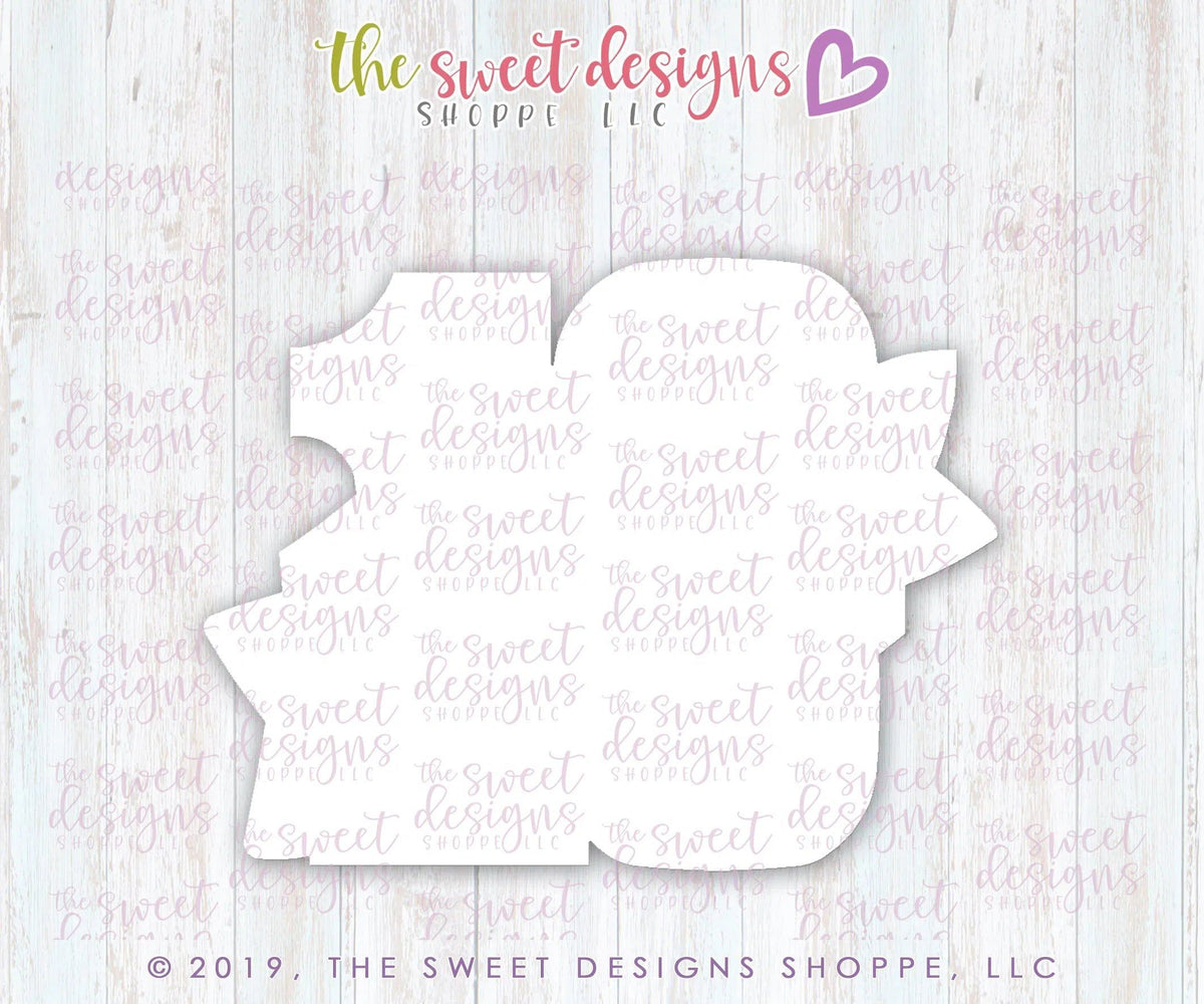 Cookie Cutters - Ten with Ribbon - Cookie Cutter - The Sweet Designs Shoppe - TSDS - - 10,Accesories,ALL,Birthday,Cookie Cutter,diez,Fonts,kids,Lettering,letters and numbers,number,Promocode,STL