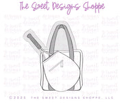 Cookie Cutters - Tennis Bag - Cookie Cutter - The Sweet Designs Shoppe - TSDS - - Accesories,Accessories,accessory,ALL,Clothing / Accessories,Cookie Cutter,Hobbies,pickle ball,pickleball,Promocode,sports,STL,tennis