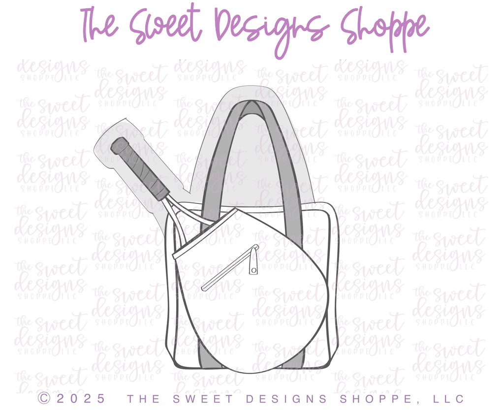 Cookie Cutters - Tennis Bag - Cookie Cutter - The Sweet Designs Shoppe - TSDS - - Accesories,Accessories,accessory,ALL,Clothing / Accessories,Cookie Cutter,Hobbies,new,Promocode,sports,STL,tennis