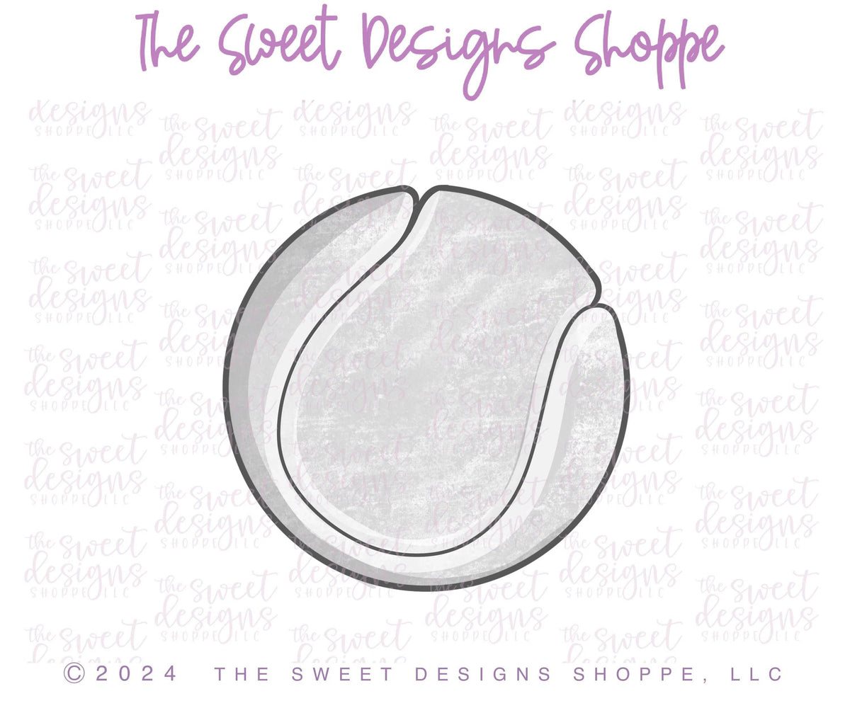 Cookie Cutters - Tennis Ball - Cookie Cutter - The Sweet Designs Shoppe - TSDS - - ALL,Cookie Cutter,dad,fan,Father,Fathers Day,grandfather,kids,pickle ball,pickleball,Promocode,sport,sports,STL,tennis