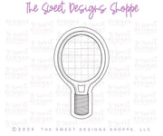 Cookie Cutters - Tennis Racquet - Cookie Cutter - The Sweet Designs Shoppe - TSDS - - Accesories,ALL,Cookie Cutter,dad,Father,Fathers Day,grandfather,Misc,Miscelaneous,Miscellaneous,pickle ball,pickleball,Promocode,sport,sports,STL,Summer,tennis