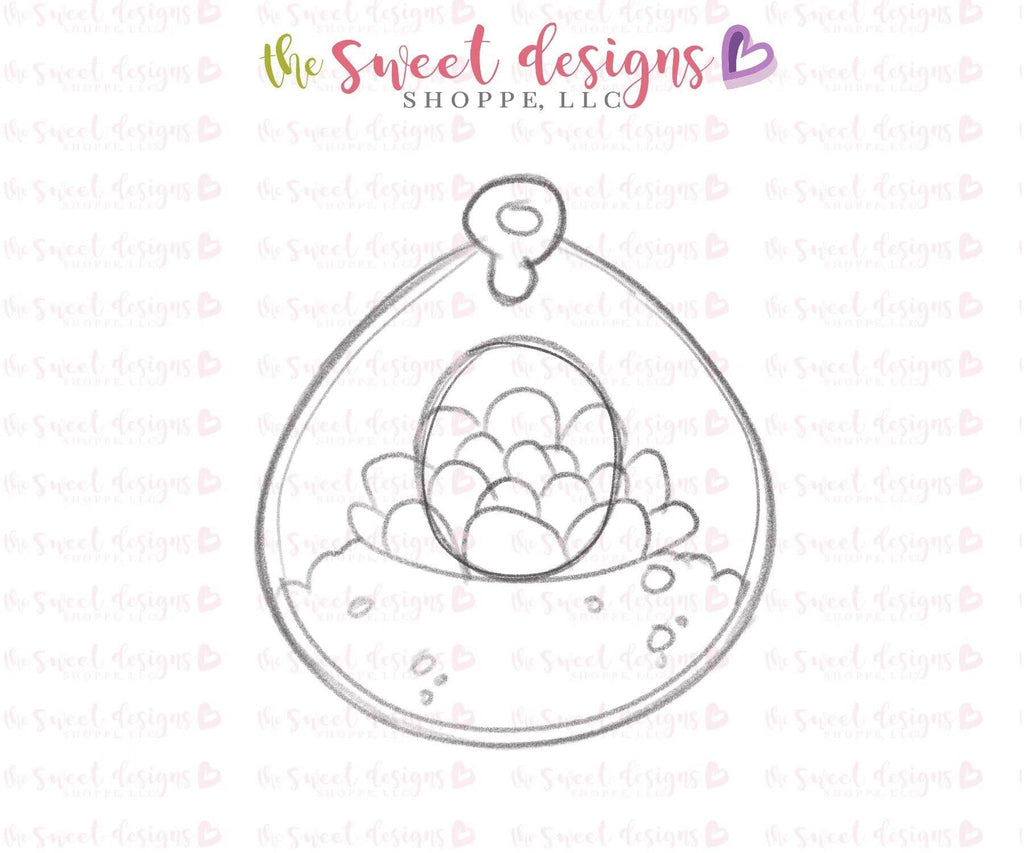 Cookie Cutters - Terrarium - Cookie Cutter - The Sweet Designs Shoppe - - ALL, Cookie Cutter, mother, mothers DAY, nature, Plants, Promocode