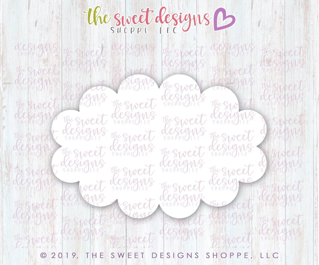 Cookie Cutters - Thankful Scallop Plaque - Cookie Cutter - The Sweet Designs Shoppe - TSDS - - ALL,Birthday,Cookie Cutter,Customize,Fall,Fall / Halloween,Fall / Thanksgiving,Halloween,Party,Plaque,Plaques,PLAQUES HANDLETTERING,Promocode,STL,thank,thanks