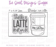 Cookie Cutters - Thanks a Latte Set - 2 Piece Set - Cookie Cutters - The Sweet Designs Shoppe - TSDS - - ALL,Cookie Cutter,Grad,graduations,Lady Milk Stache,Lady MilkStache,LadyMilkStache,Mini Set,Mini Sets,MOM,mother,Mothers Day,Promocode,regular sets,School,School / Graduation,set,sets,Teacher,Teacher Appreciation,teaching partners