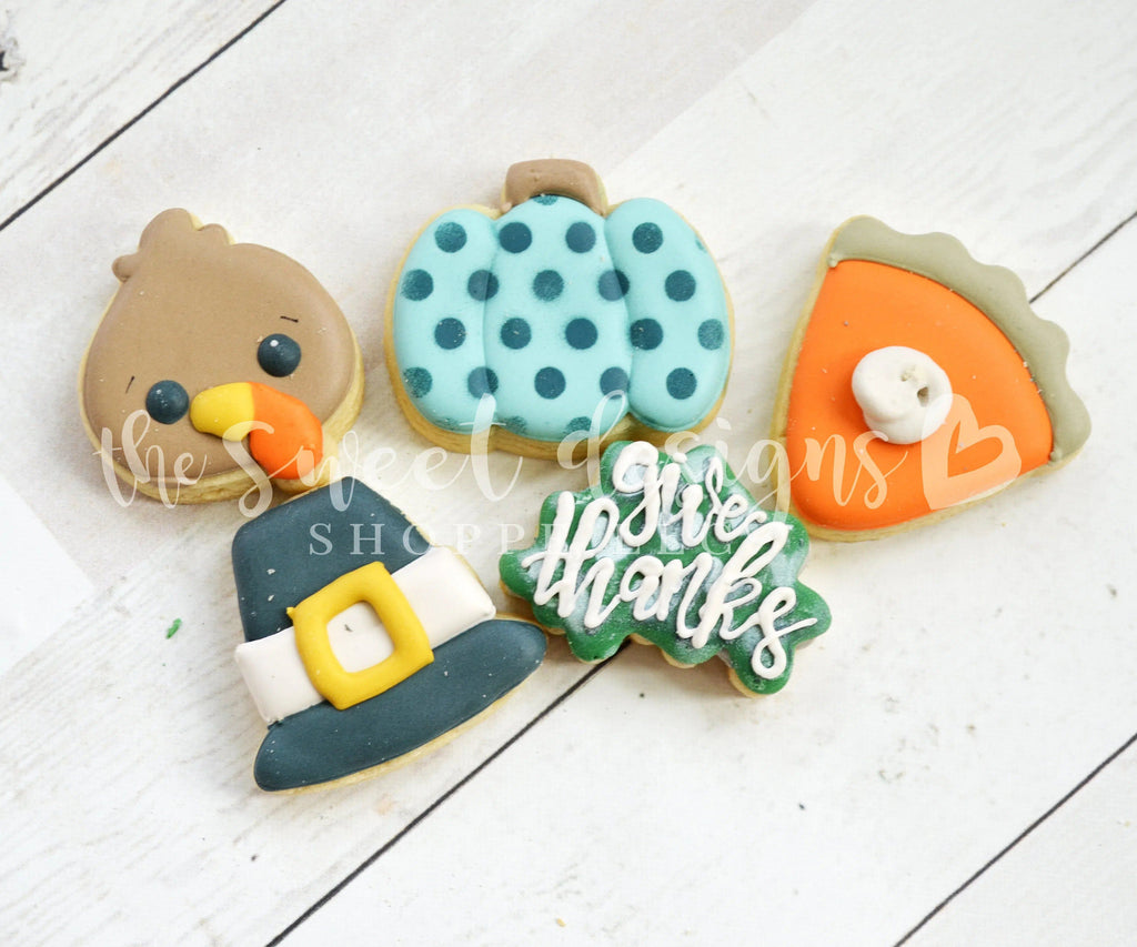 Cookie Cutters - Thanksgiving Set - Cookie Cutters - The Sweet Designs Shoppe - TSDS - - ALL,beverages,Cookie Cutter,Fal,Fall / Halloween,Fall / Thanksgiving,Halloween set,Halloween Sets,Mini Sets,Nature,Promocode,regular sets,set,STL,Thanksgivingsets001