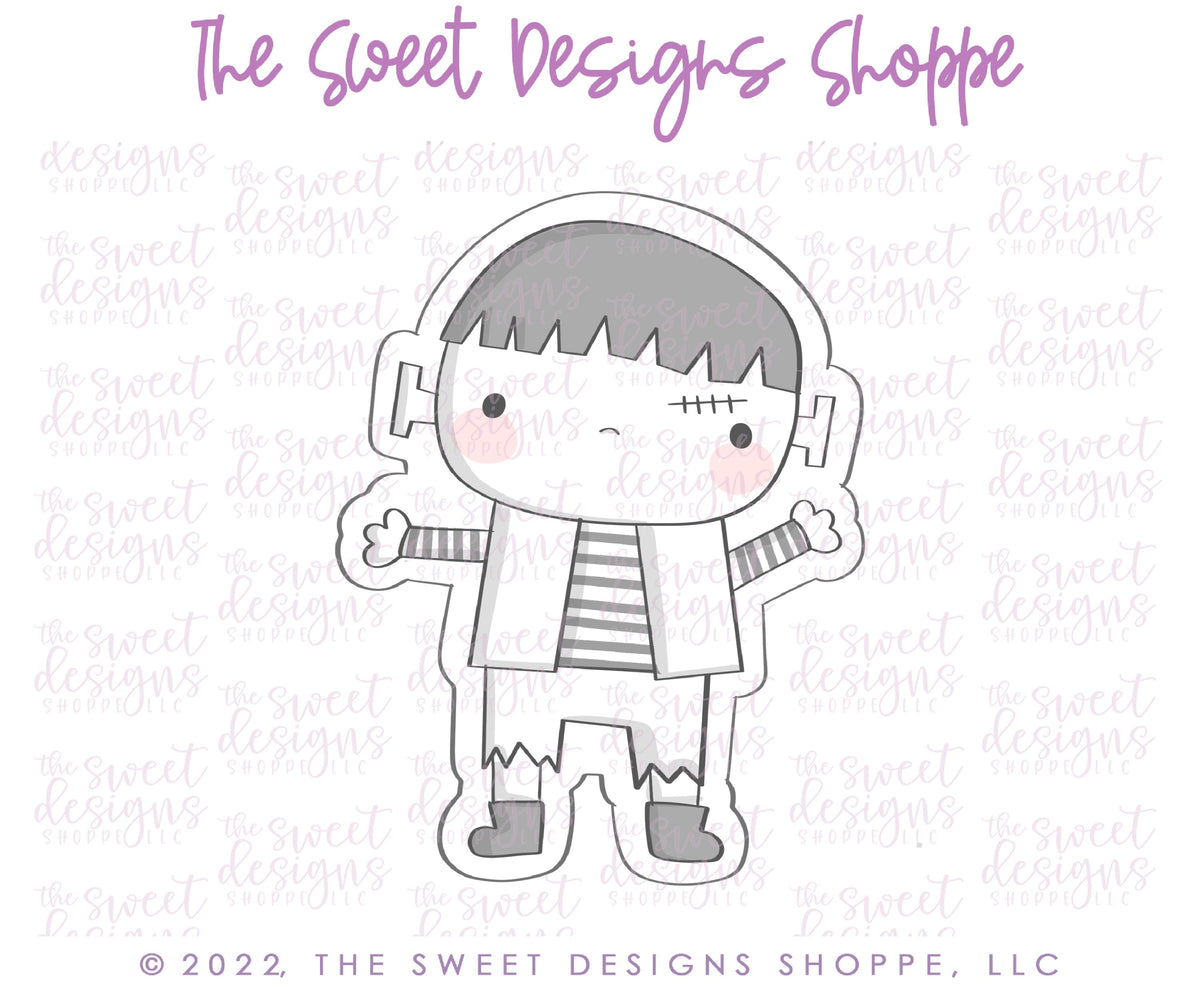 Cookie Cutters - The Frosted Cookiery "Too Cute to Spook" Class Set - Cookie Cutters Set Only - Set of 6 Cookie Cutters - Online Class not included. - The Sweet Designs Shoppe - TSDS - - ALL,class,Cookie Cutter,halloween,Halloween set,Halloween Sets,online,online class,Promocode,set,sets,STL,The Frosted Cookiery