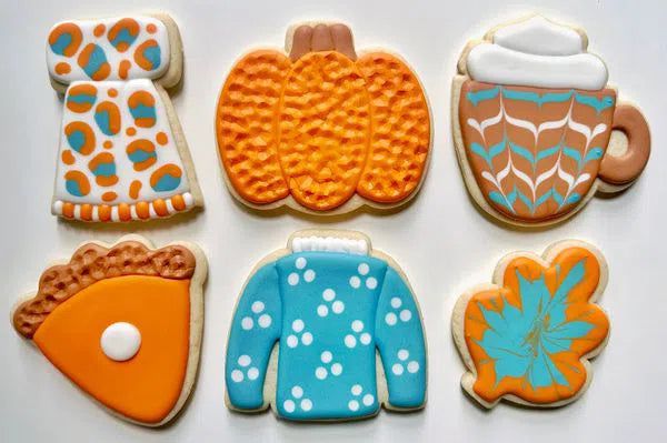 Cookie Cutters - TheGracefulbaker Class Cookie Cutters - COZY FALL - Set of 6 Cookie Cutters - Online Class not included - The Sweet Designs Shoppe - TSDS - - ALL,Cookie Cutter,Fall,Fall / Thanksgiving,Gaylord,Grace,Grace Gaylord,online,Promocode,set,sets,STL,thegracefulbaker