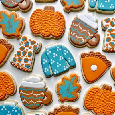 Cookie Cutters - TheGracefulbaker Class Cookie Cutters - COZY FALL - Set of 6 Cookie Cutters - Online Class not included - The Sweet Designs Shoppe - TSDS - - ALL,Cookie Cutter,Fall,Fall / Thanksgiving,Gaylord,Grace,Grace Gaylord,online,Promocode,set,sets,STL,thegracefulbaker