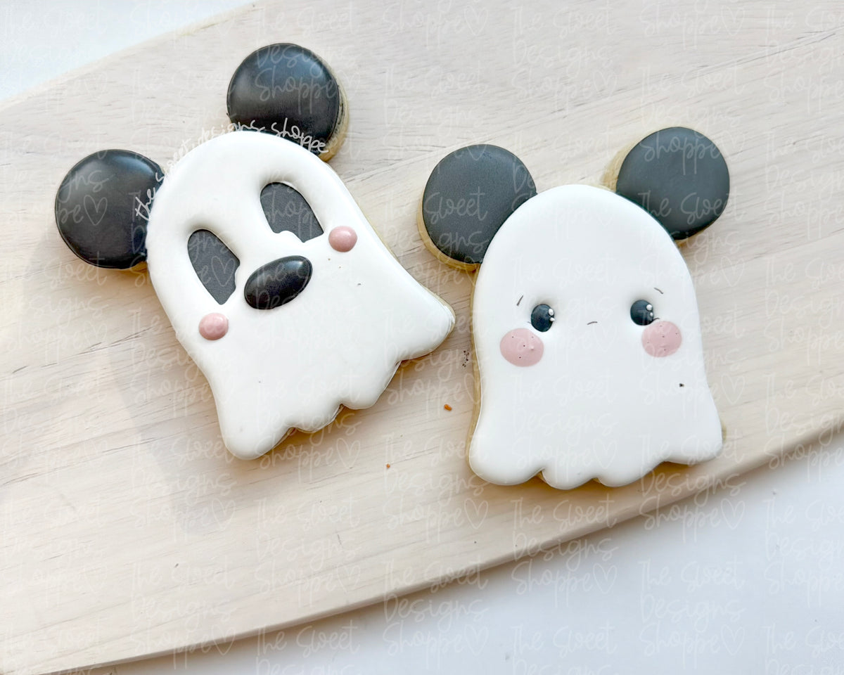 Cookie Cutters - Theme Park Chunky Ghost - Cookie Cutter - The Sweet Designs Shoppe - TSDS - - ALL,Cookie Cutter,ears,Ghost,halloween,mouse,Promocode,Snack Theme park,STL,Theme Park,Theme park Snack